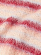 Marni - Striped Mohair-Blend Sweater - Neutrals
