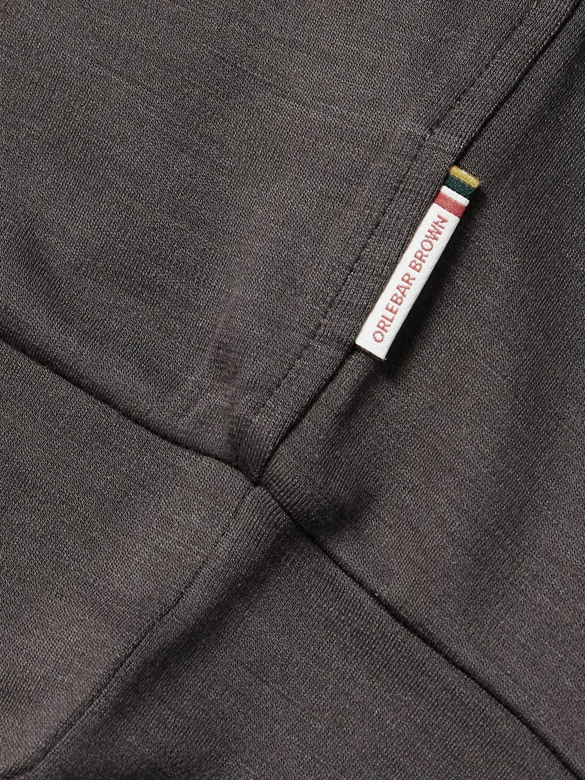 Orlebar Brown - Isar Merino Wool-Jersey Half-Zip Sweatshirt - Brown