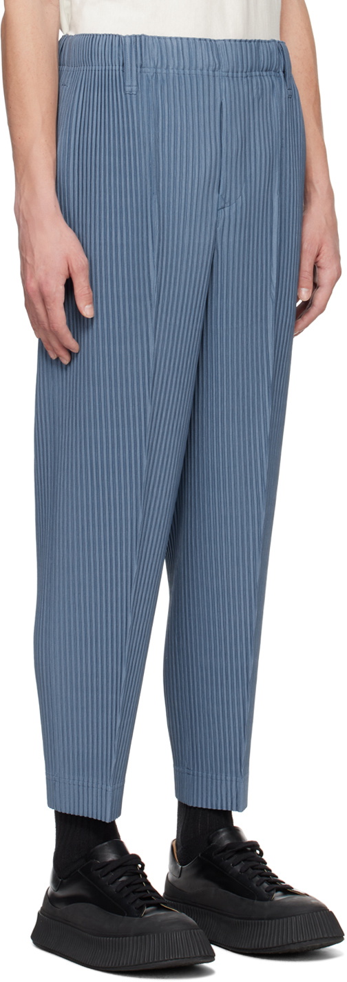 HOMME PLISSE ISSEY MIYAKE - Man - Blue - Pants main image 1