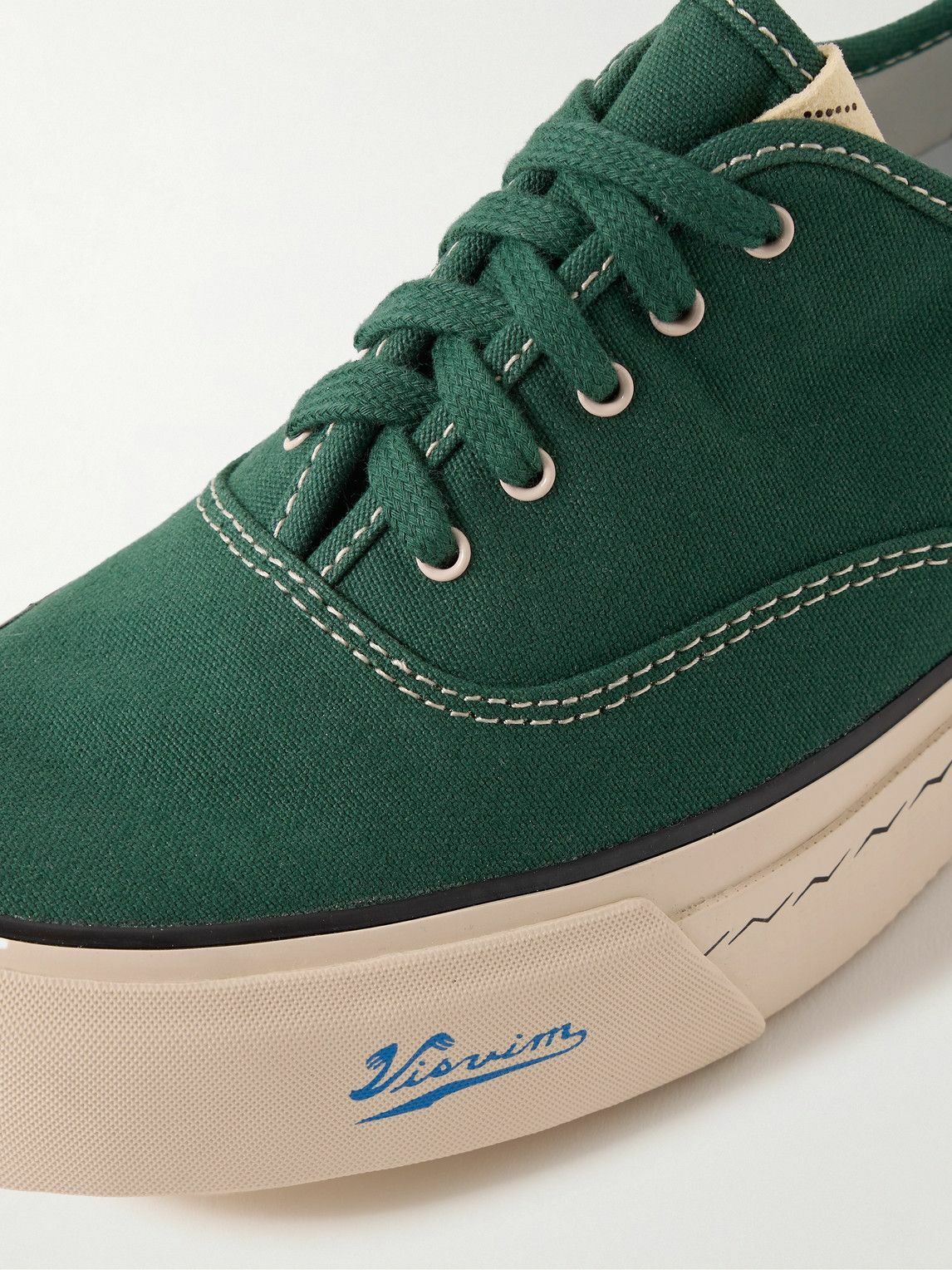 Visvim - Logan Canvas Sneakers - Green Visvim Visvim - Logan Canvas Sneakers - Green Visvim