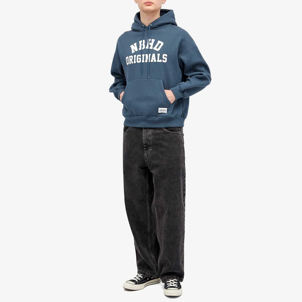 関税送料込♪Neighborhood/BASIC SWEAT HOODIE LS NAVY Neighborhood Men's Basic Hoodie in Navy Neighborhood