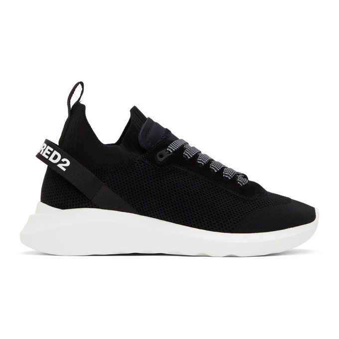 Photo: Dsquared2 Black Speedster Sneakers