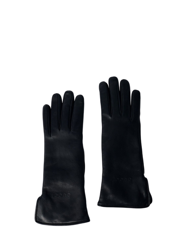 Photo: Gucci Logo Embossed Gloves