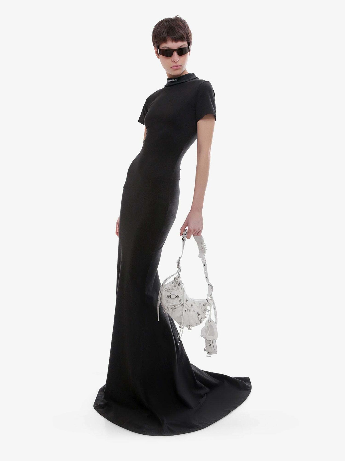 Balenciaga Dress Black Womens Balenciaga