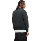 Maison Margiela Black Embroidered Logo Sweatshirt