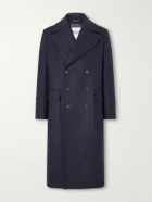 Valstar - Clifford Double-Breasted Wool-Blend Felt Coat - Blue