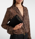 Saint Laurent Cassandre satin clutch