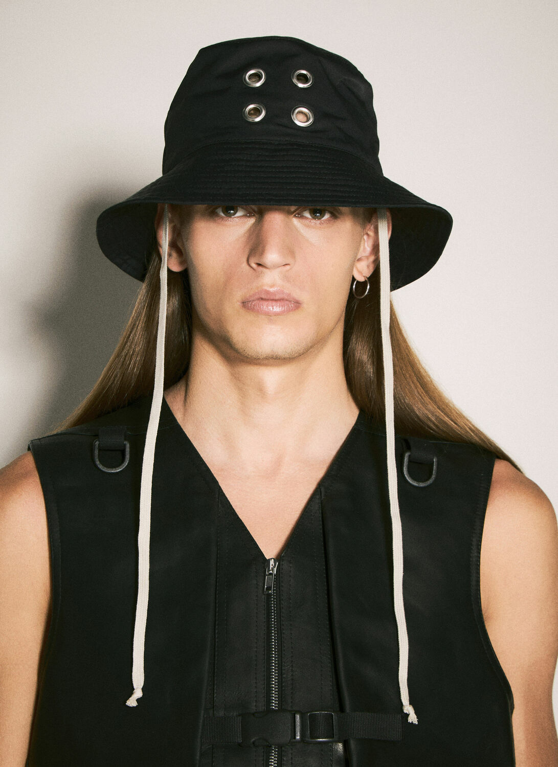 Rick Owens DRKSHDW Eyelets Bucket Hat