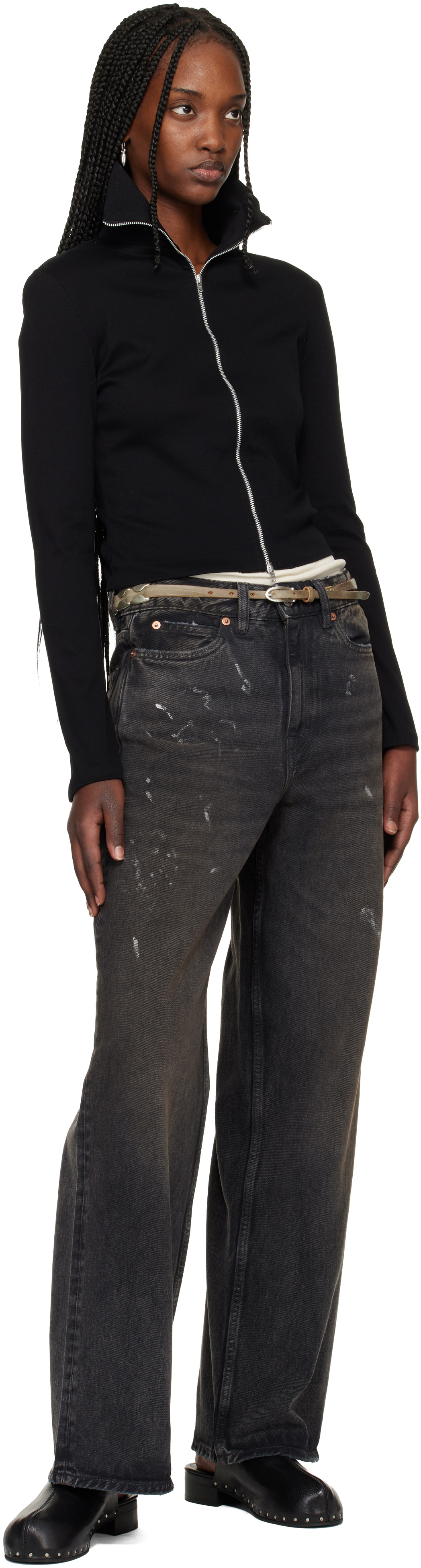 OUR LEGACY Gray Billow Belt