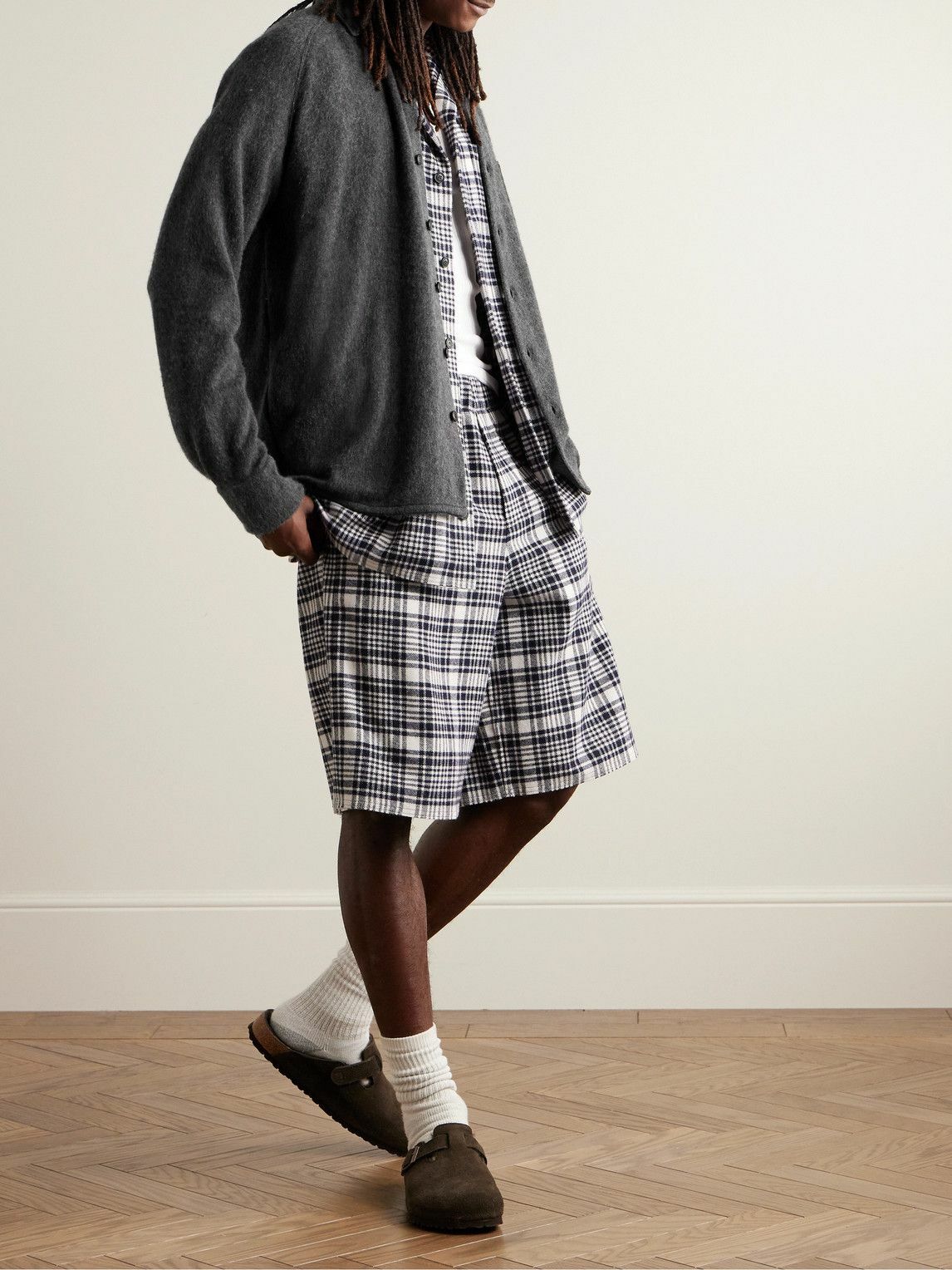 ZEGNA x The Elder Statesman - Brushed Oasi Cashmere Shirt - Gray