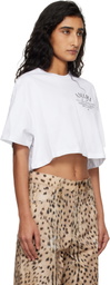 AMIRI White Arts District Cropped T-shirt