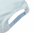 Sporty & Rich Wellness Club Corduroy Cap in Baby Blue/White