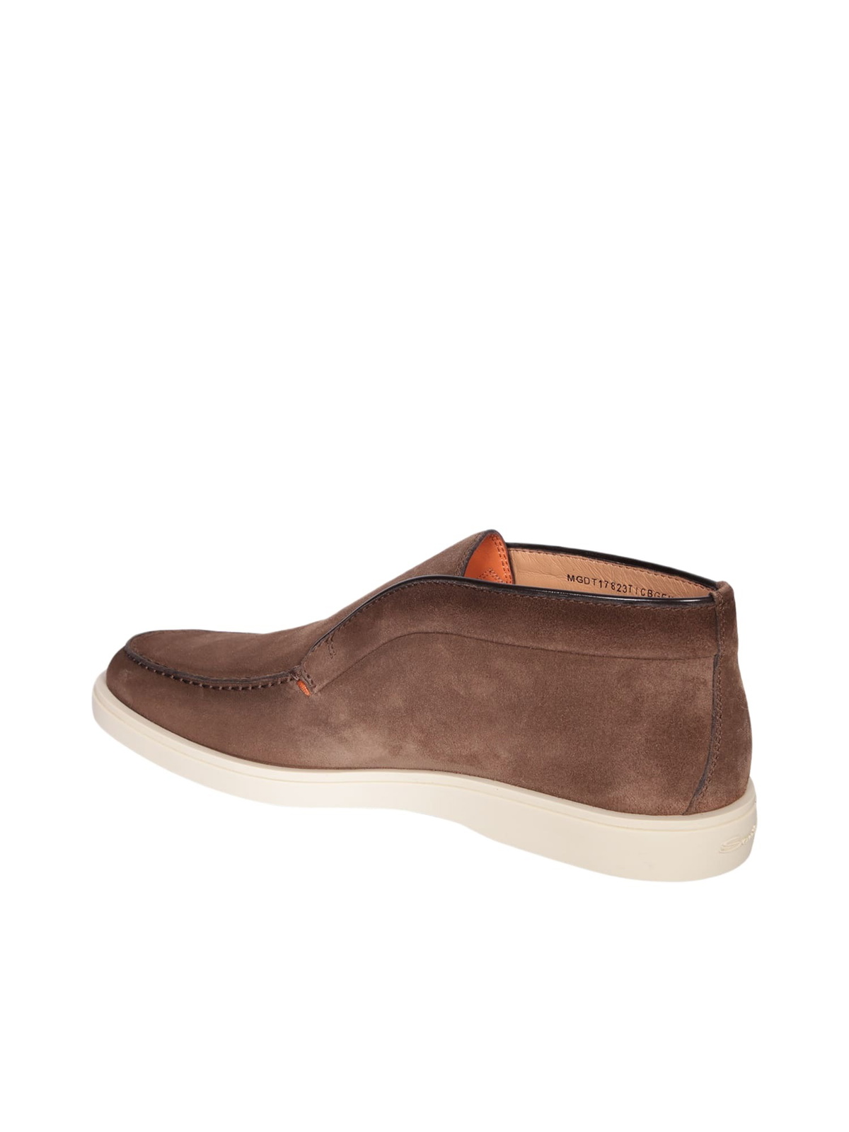 Santoni Detroit Brown Loafer