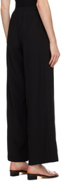 Matteau Black Drawstring Trousers