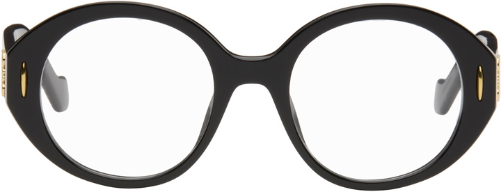 Photo: LOEWE Black Anagram Oval Glasses