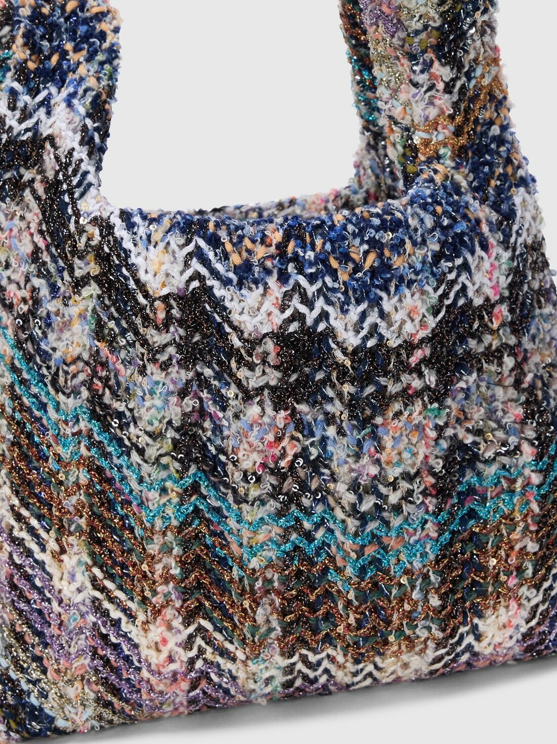 Missoni - Handbag in wool blend, Women, Multicoloured