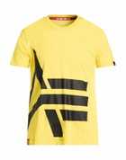 Alpha Industries Mens T-shirt in Yellow