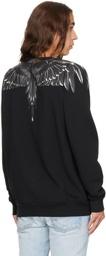 Marcelo Burlon County of Milan Black Icon Wings Sweatshirt