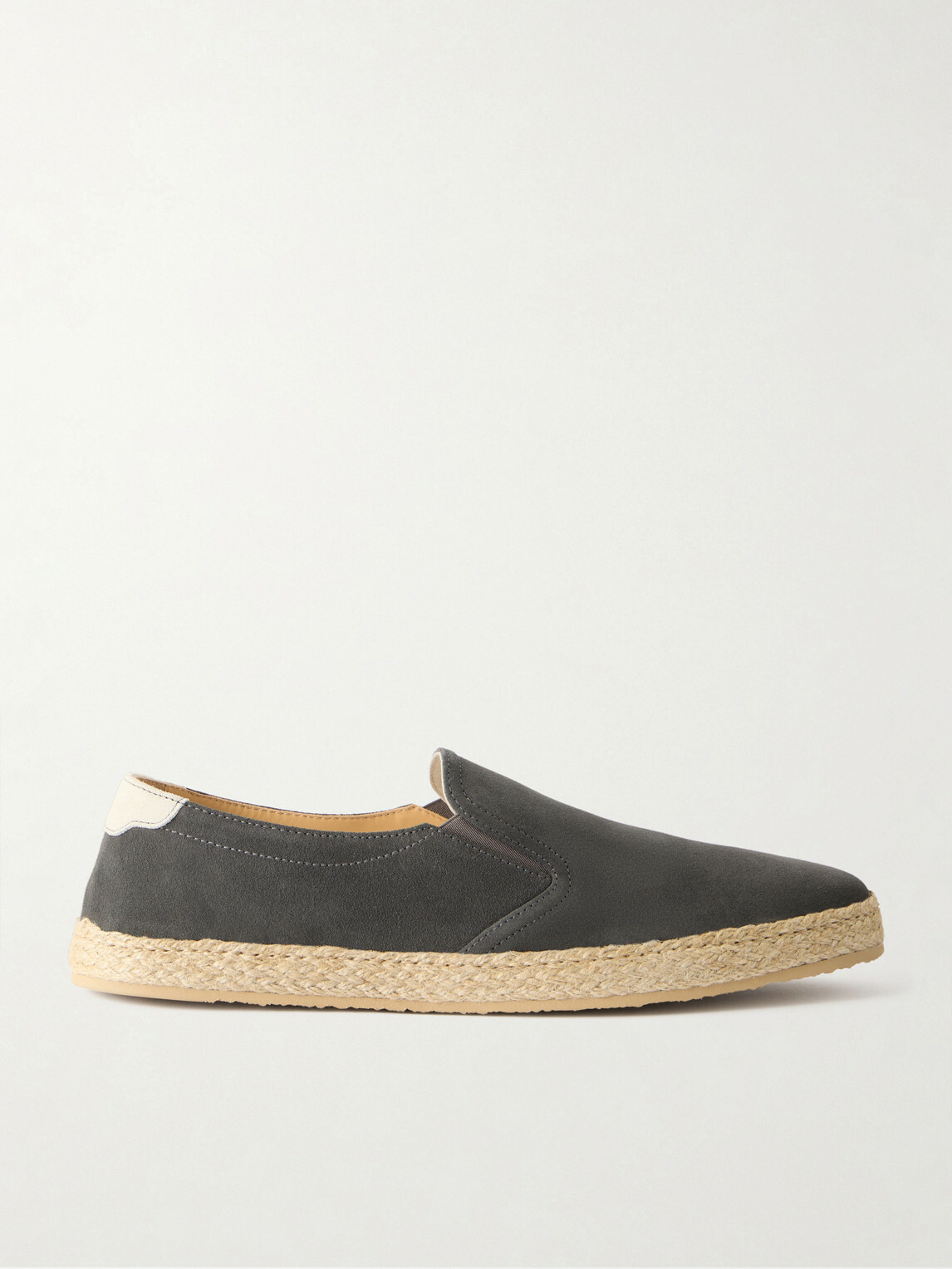 Brunello Cucinelli - Suede Espadrilles - Gray