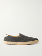 Brunello Cucinelli - Suede Espadrilles - Gray
