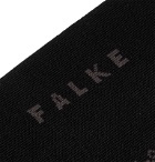 FALKE - Colour-Block Cotton-Blend No-Show Socks - Black