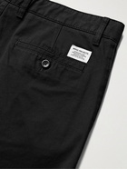 Norse Projects - Aros Heavy Straight-Leg Organic Cotton Trousers - Black