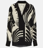 SIR Printed silk shirt