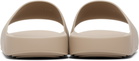 Givenchy Beige Label Slide Sandals