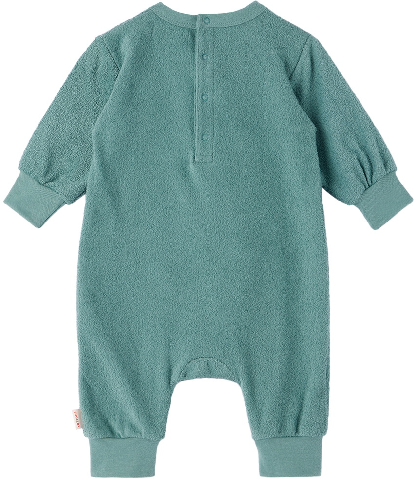 TINYCOTTONS Baby Blue 'Bonne Nuit' Romper