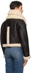 Mackage Brown Penelopa Leather Jacket