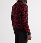 GIVENCHY - Logo-Jacquard Wool Sweater - Red