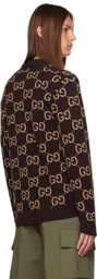 Gucci Brown GG Cardigan