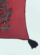 Les-Ottomans Dragon Embroidered cushion