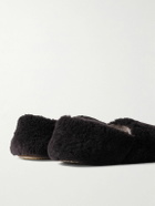 Mr P. - Shearling Slippers - Brown