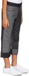 Thom Browne Kids Gray Fun-Mix Trousers