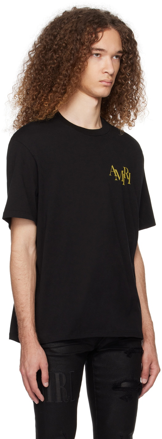 AMIRI Black Crystal Champagne T-Shirt
