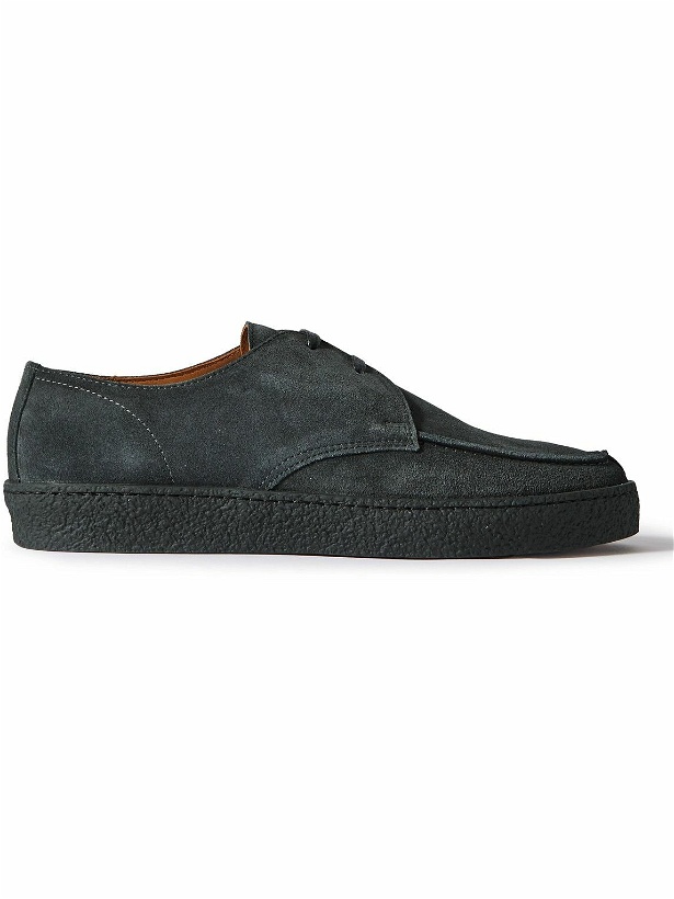 Photo: Mr P. - Larry Regenerated Suede by evolo® Derby Shoes - Gray
