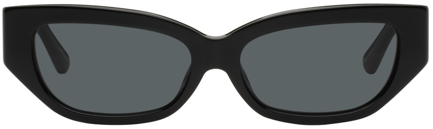 The Attico Black Linda Farrow Edition Vanessa Sunglasses The