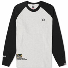 Men's AAPE Now Long Sleeve T-Shirt in Black