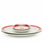 BEAMS JAPAN Gyoza Gift Set in White/Red 