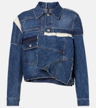 Sacai Patchwork denim jacket