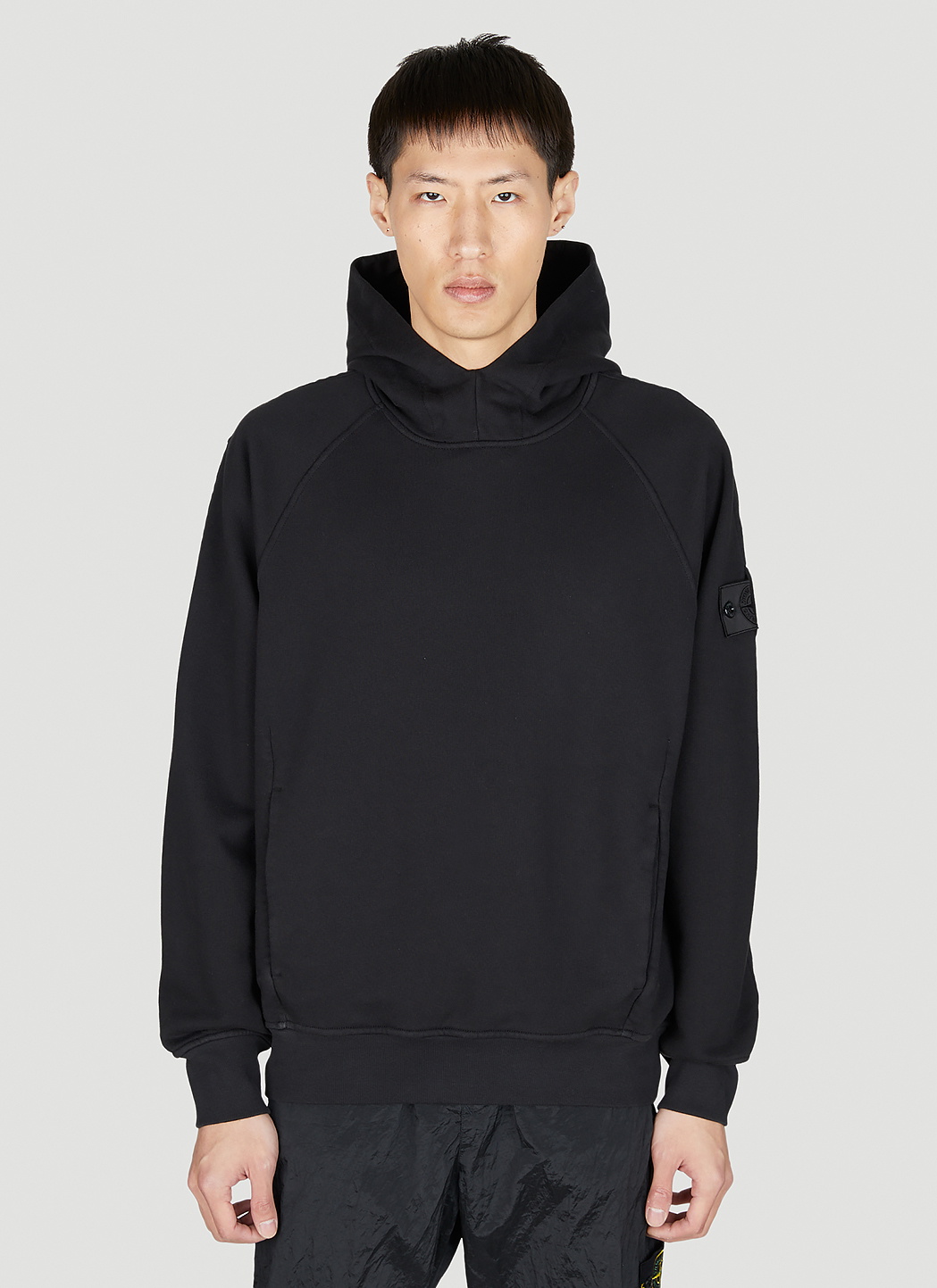 Stone Island Shadow Project Compass Patch Hooded Sweatshirt