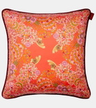 Etro Floral cotton jacquard cushion