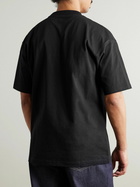Carhartt WIP - Eldon Logo-Appliquéd Organic Cotton-Jersey T-Shirt - Black