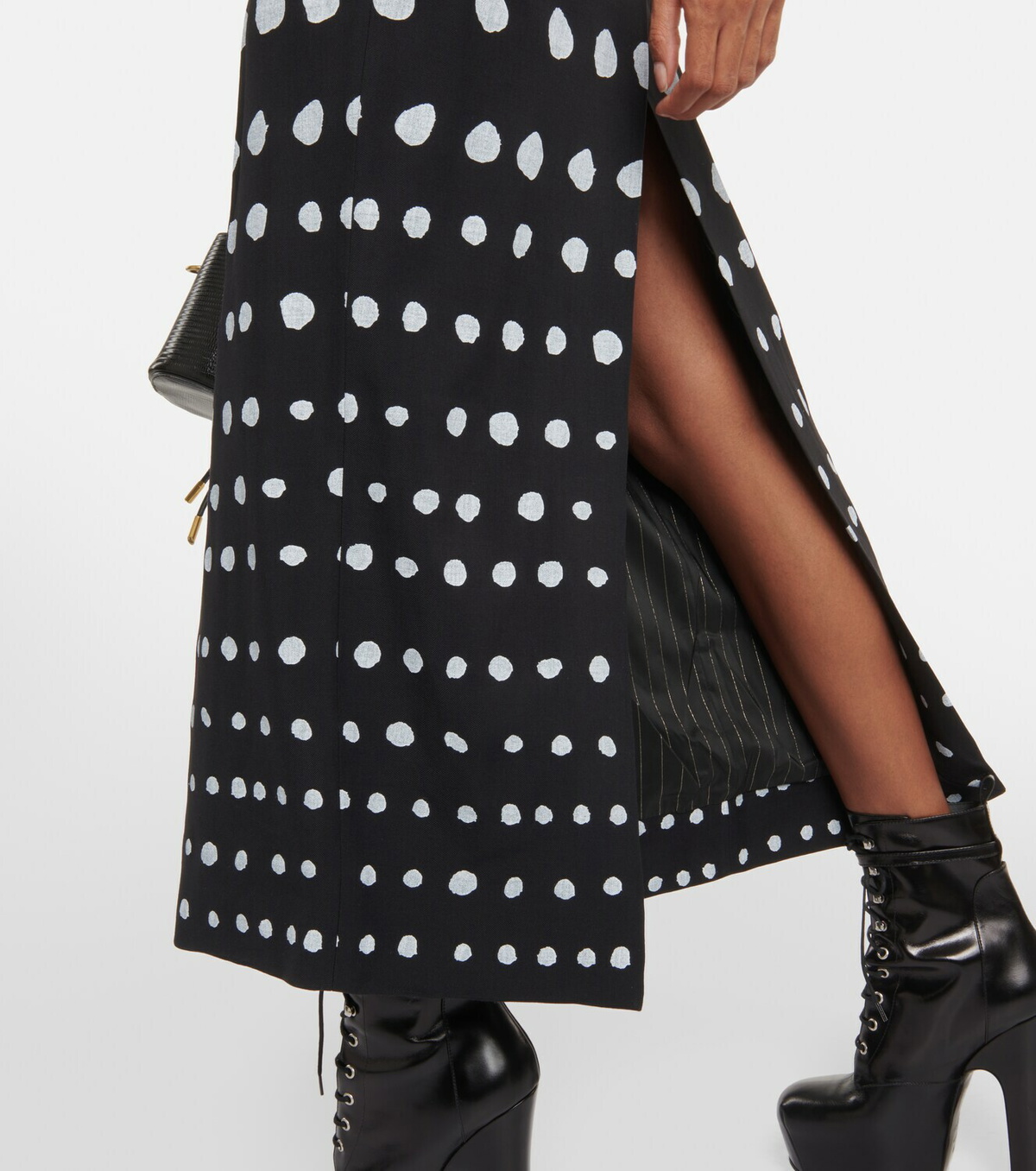 Vivienne Westwood Polka-dot wool maxi skirt Vivienne Westwood