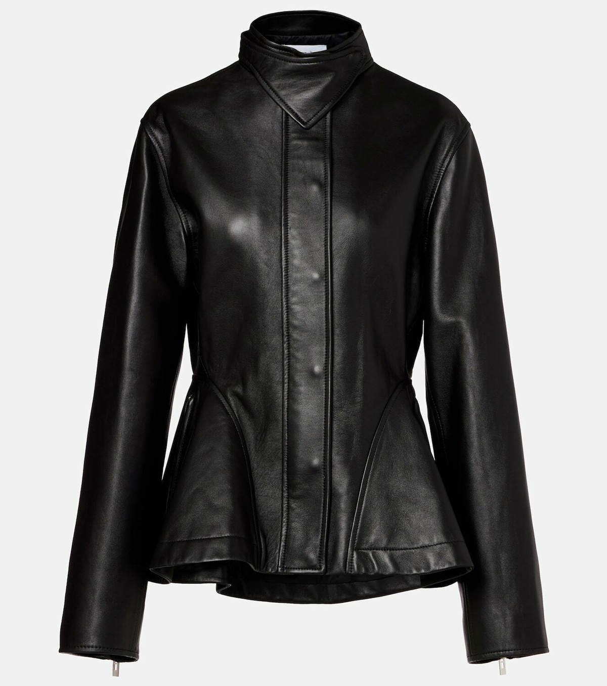Alaïa Peplum leather jacket
