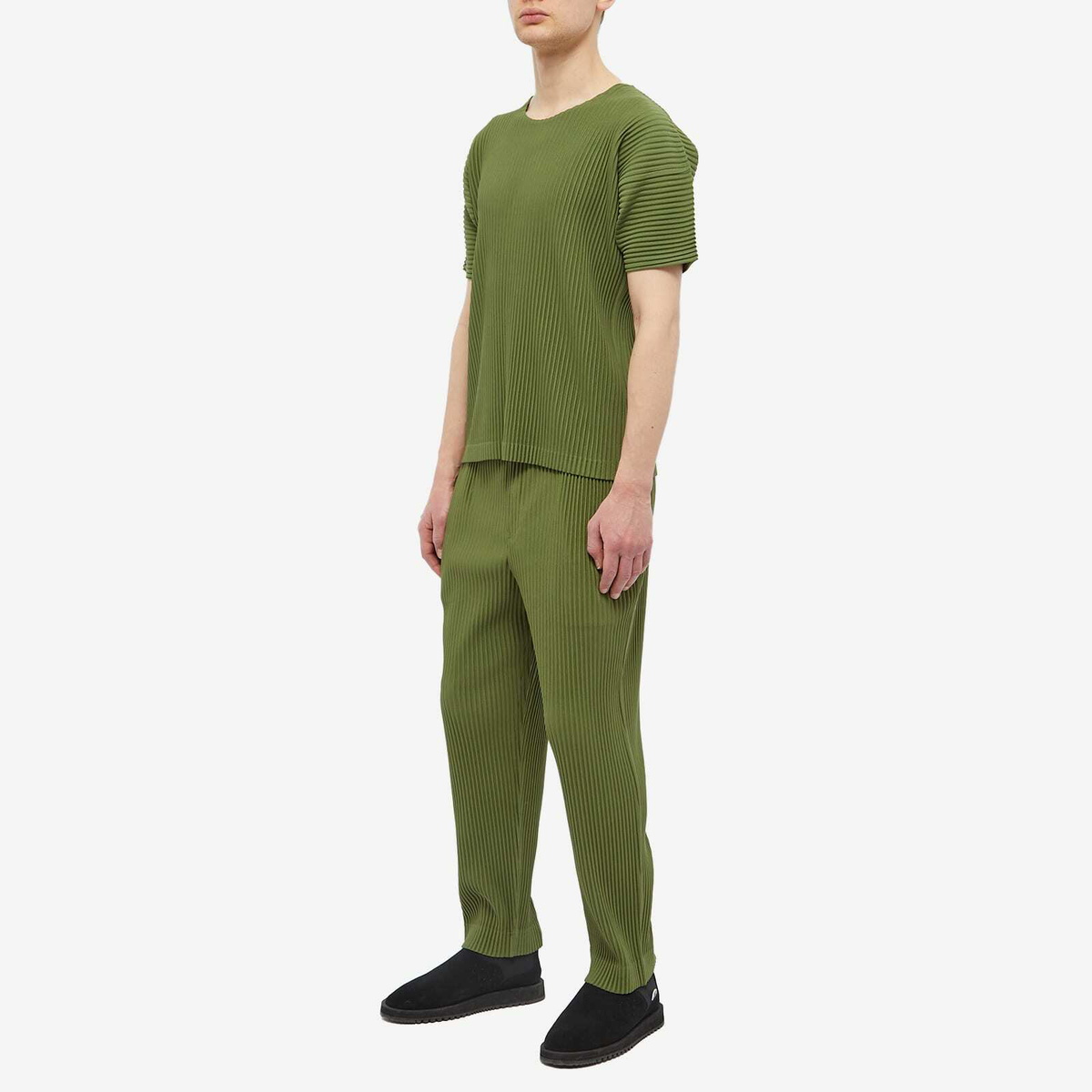 HOMME PLISSE ISSEY MIYAKE サルエルパンツ オリーブ 3 HOMME PLISSE ISSEY MIYAKE オム プリッセ イッセイ ミヤケ 23AW