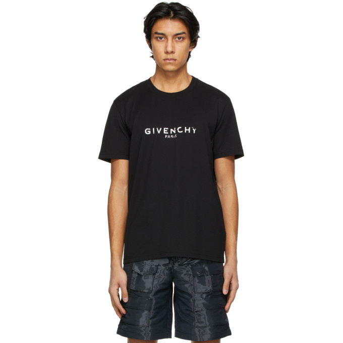 Photo: Givenchy Black Logo T-Shirt