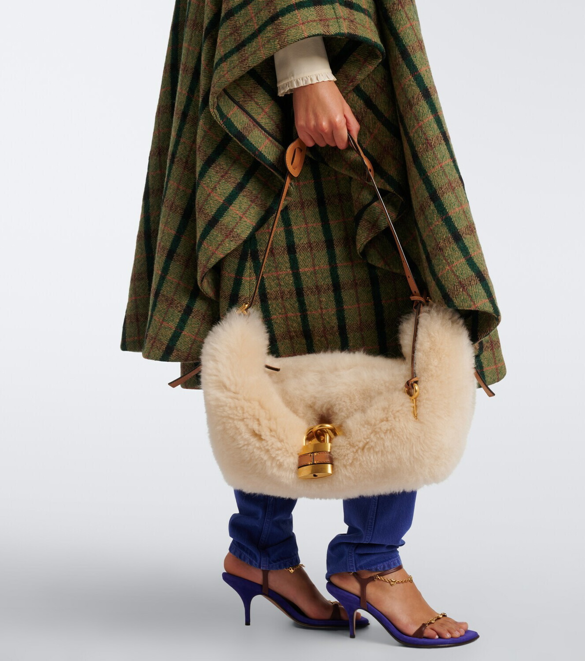 Chloé Paddington shearling shoulder bag