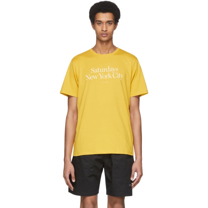 Photo: Saturdays NYC Yellow Miller Standard T-Shirt